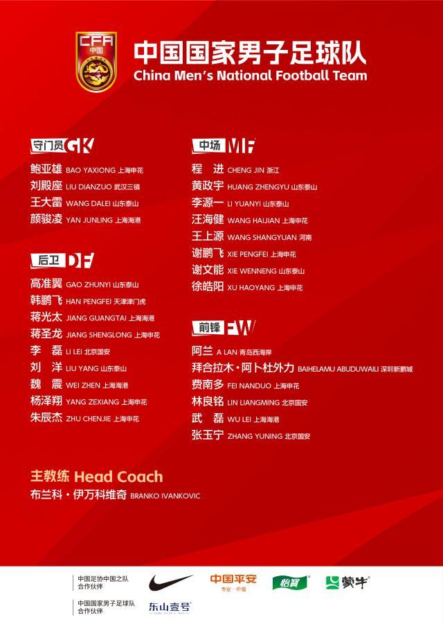 BBIN平台-马德兴：国足名单没有意外 两位新人加强中路厚度